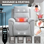 Dual-Motor Leather-Air Power Lift Recliner detail image 138