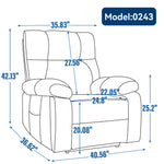 Dual-Motor Power Lift Recliner with Heat & Massage, 350 lb Capacity detail image 63