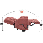 Dual-Motor Heat & Massage Power Lift Recliner, 350 lb Capacity detail image 89