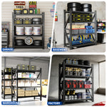 Heavy-Duty Adjustable Garage Shelving for Warehouse Storage for workshop, garage, storage, or utility use