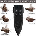 Dual-Motor Power Lift Recliner with Heat & Massage, 350 lb Capacity detail image 91