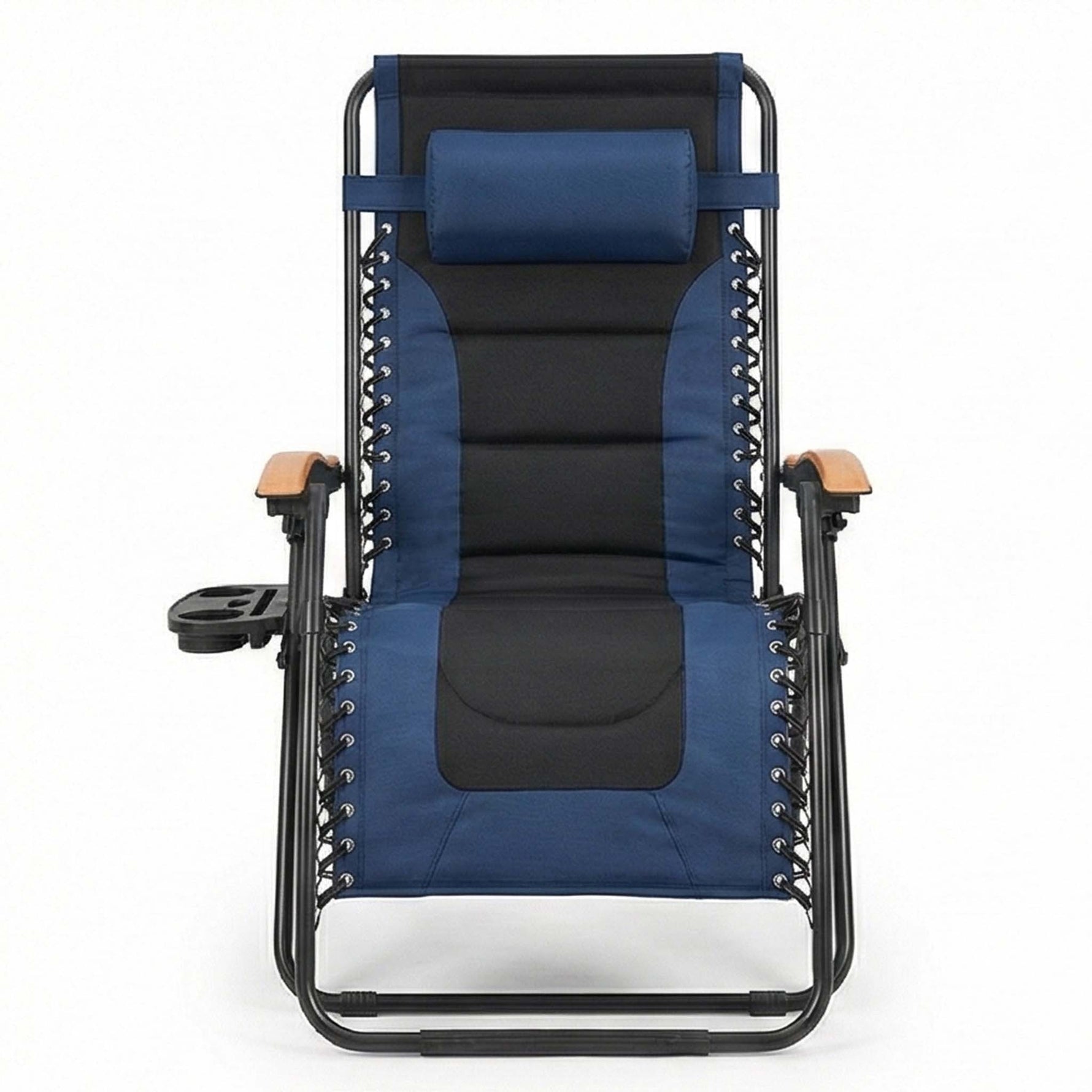 Oversized Padded Zero Gravity Chair with Cup Holder, 400 lb Capacity detail image 48
