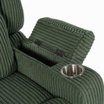 Electric Power Recliner Chair with Heat and Massage, 270° Swivel detail image 45