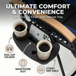 Oversized Padded Zero Gravity Chair with Cup Holder, 400 lb Capacity detail image 29