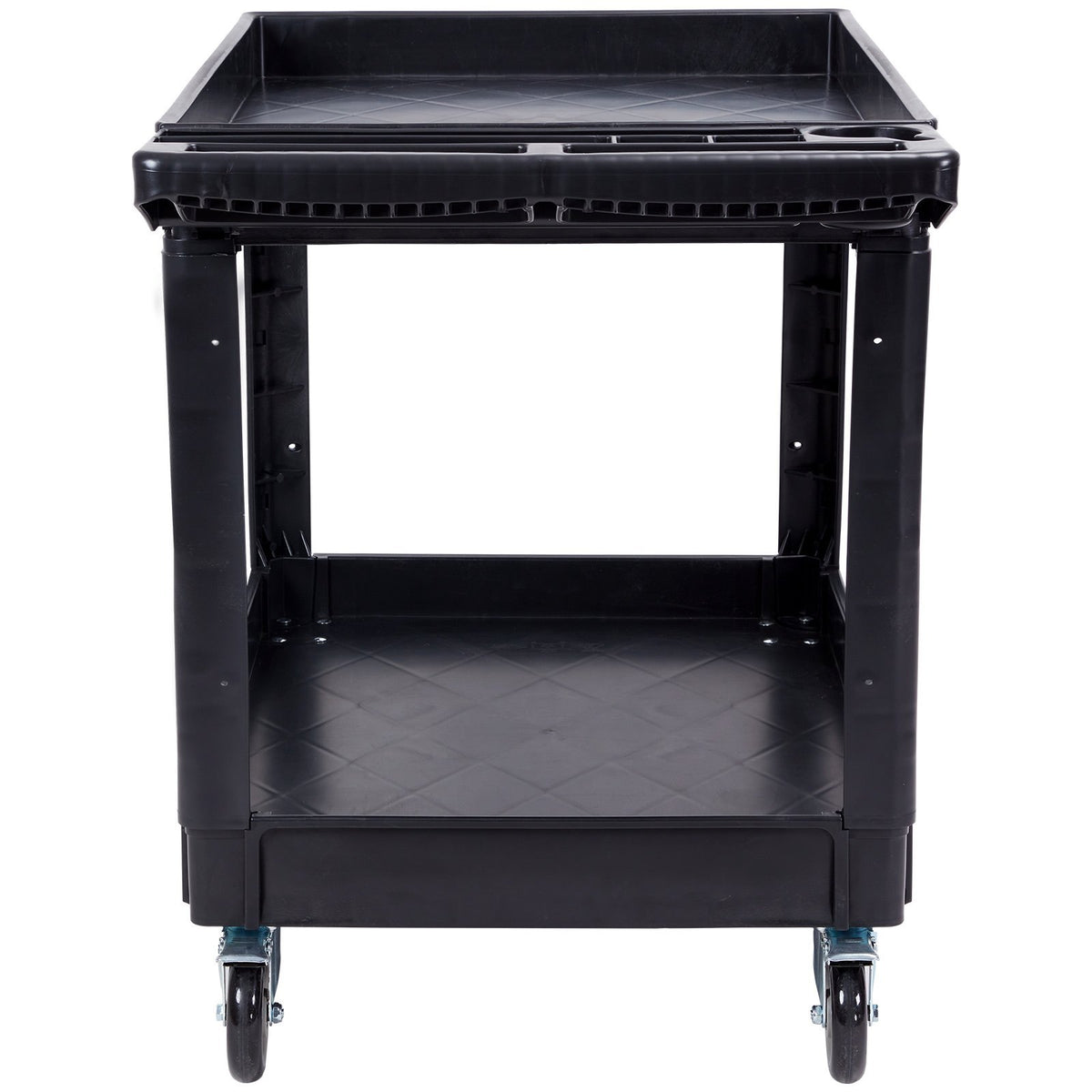 Heavy-Duty Rolling Utility Service Cart with 360° Swivel Wheels for workshop, garage, storage, or utility use