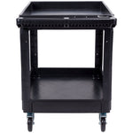 Heavy-Duty Rolling Utility Service Cart with 360° Swivel Wheels for workshop, garage, storage, or utility use