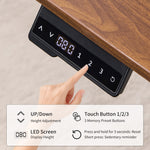48" x 24" Electric Standing Desk workspace desk setup