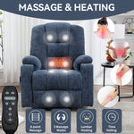 Large Dual-Motor Power Lift Heat & Massage Recliner detail image 71