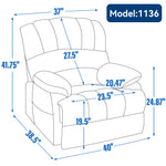 Chenille Power Lift Recliner detail image 39