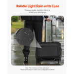 VEVOR rolling laptop bag with wheels and structured storage for work travel