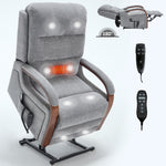 Power Chenille Lift Recliner Chair Dual Motor Infinite Position Up to 350 Pounds detail image 48