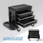 Rolling Mechanic Seat with 3-Drawer Tool Storage, 350 lb Capacity product image