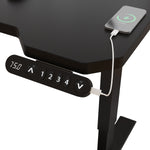 L-Shaped 59" Electric Standing Desk workspace desk setup