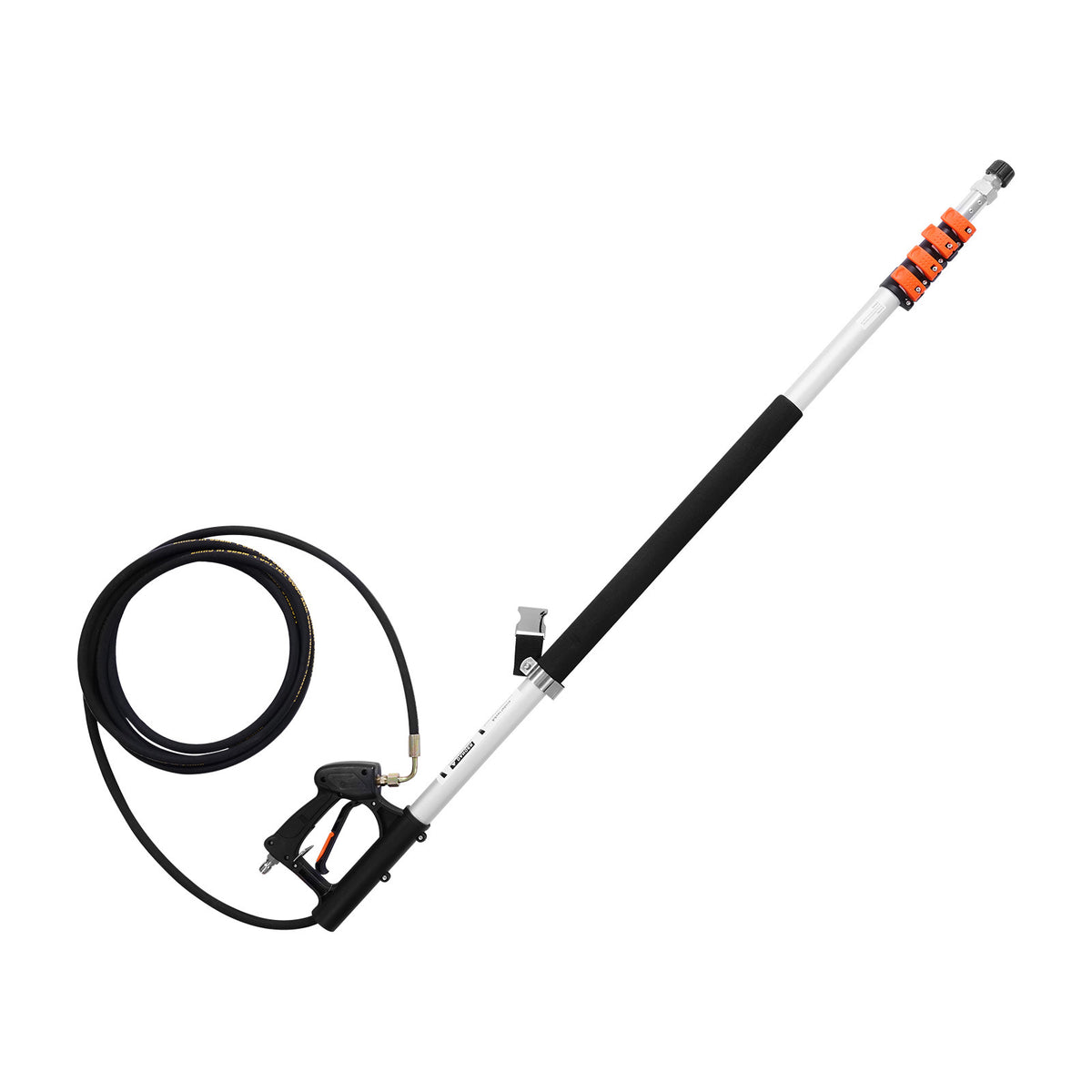 21 ft telescoping pressure washer wand with brush head and harness accessory view 5
