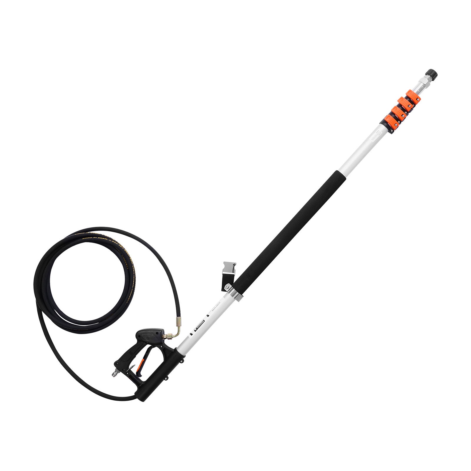 21 ft telescoping pressure washer wand with brush head and harness accessory view 5