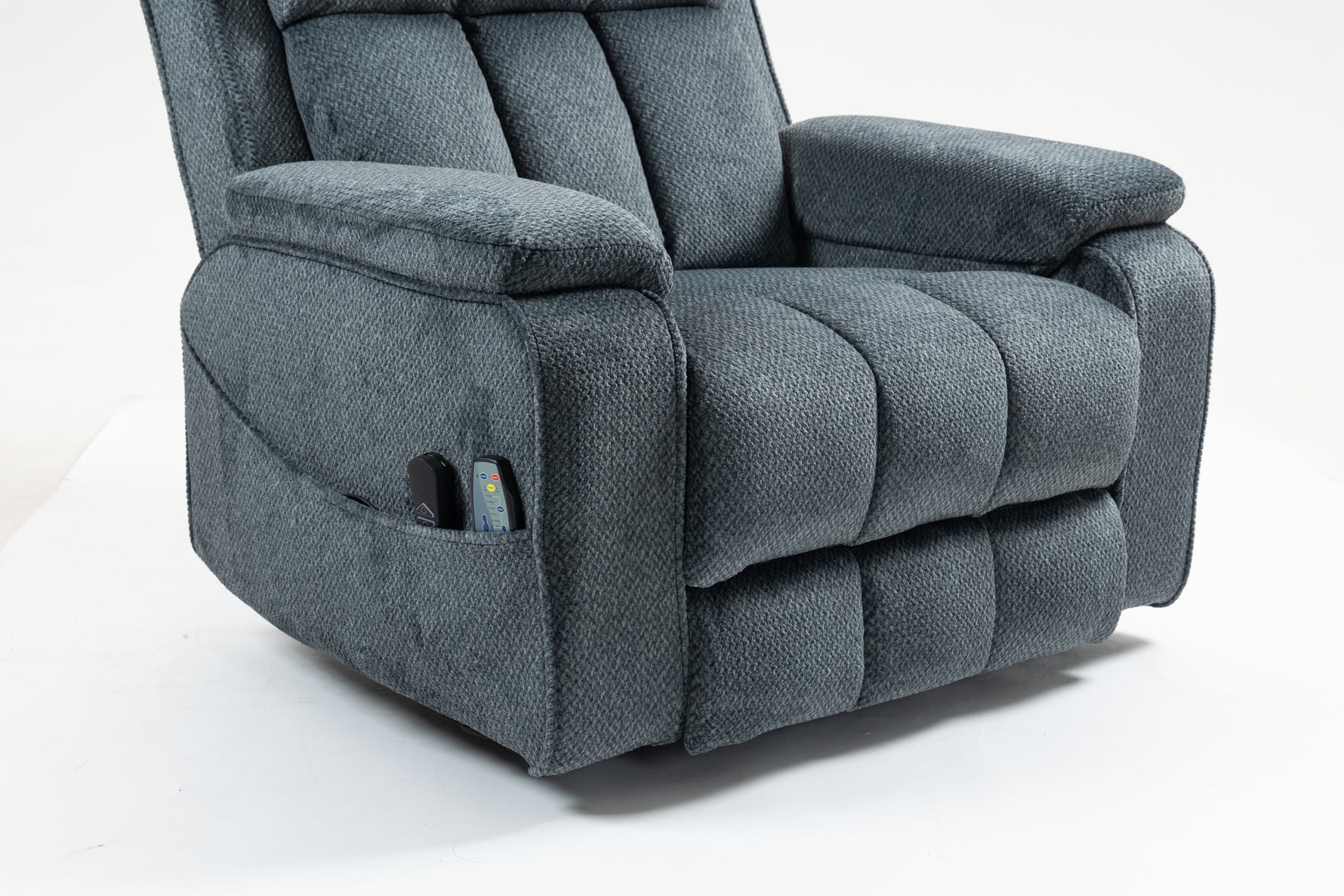 Oversized Lay Flat Recliner with Heat and Massage, Extended Footrest, Cup Holderr detail image 55