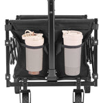 VEVOR Foldable Wagon Cart with Bench Conversion for workshop, garage, storage, or utility use