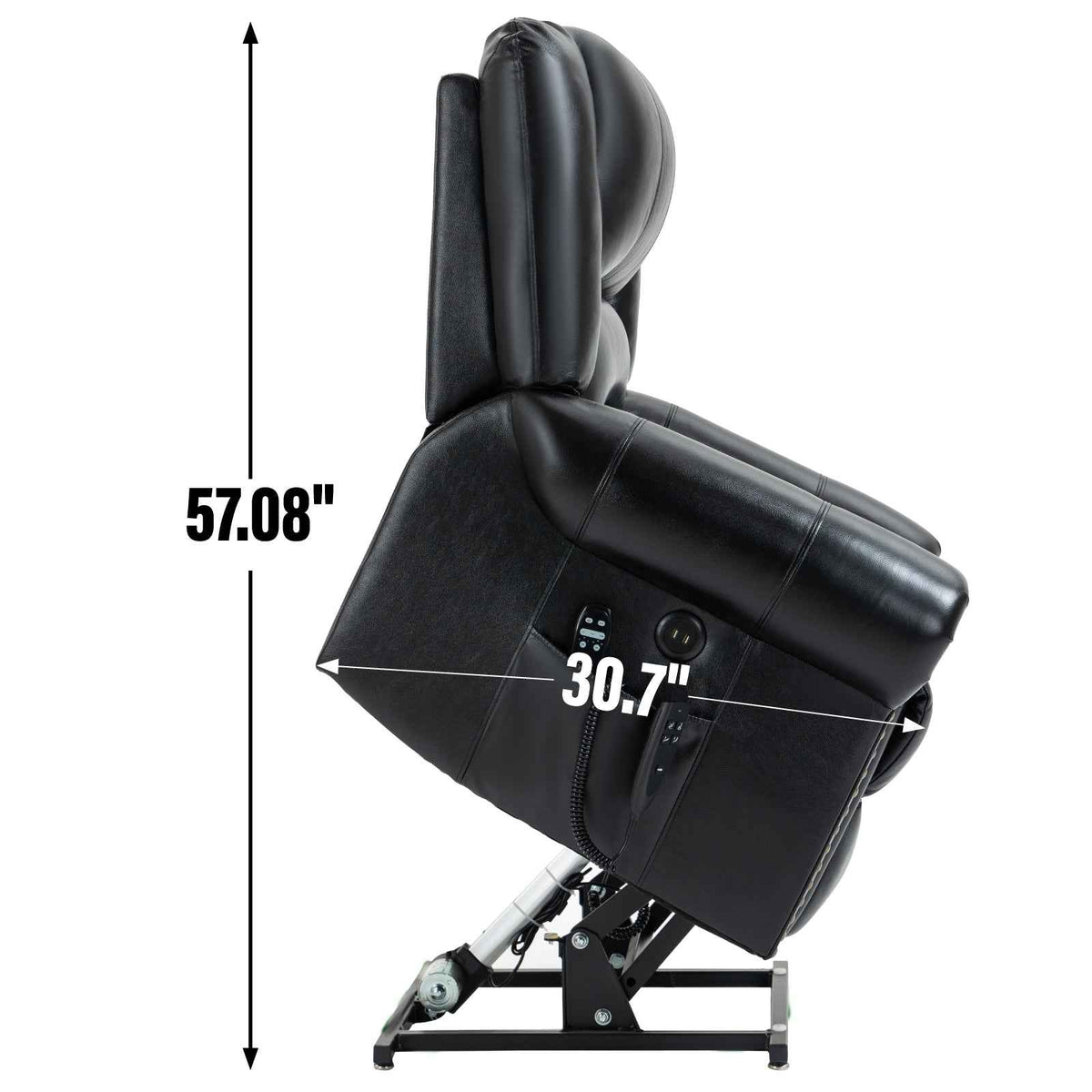 Dual-Motor Power Lift Heat & Massage Recliner detail image 23