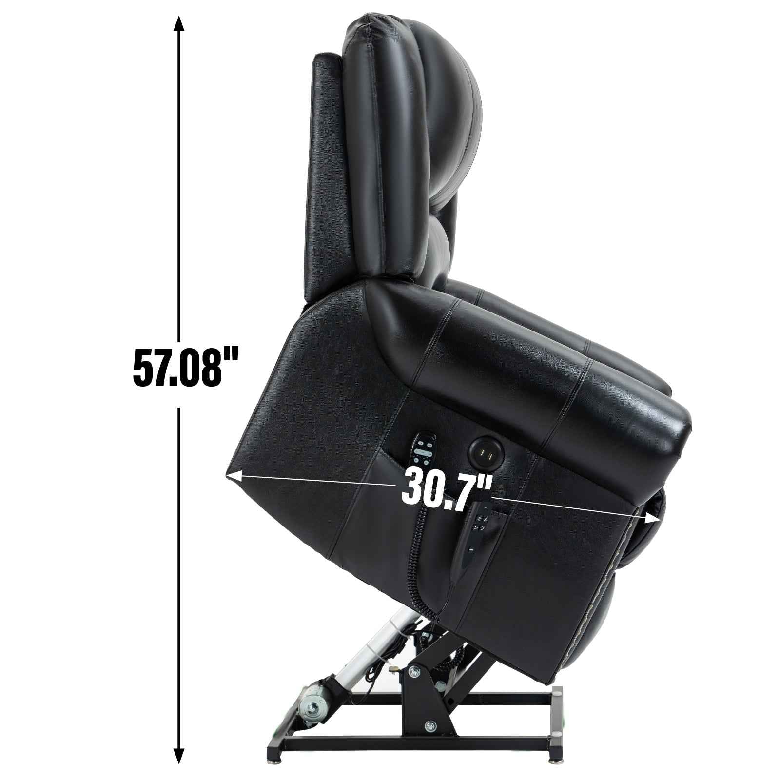 Dual-Motor Power Lift Heat & Massage Recliner detail image 23