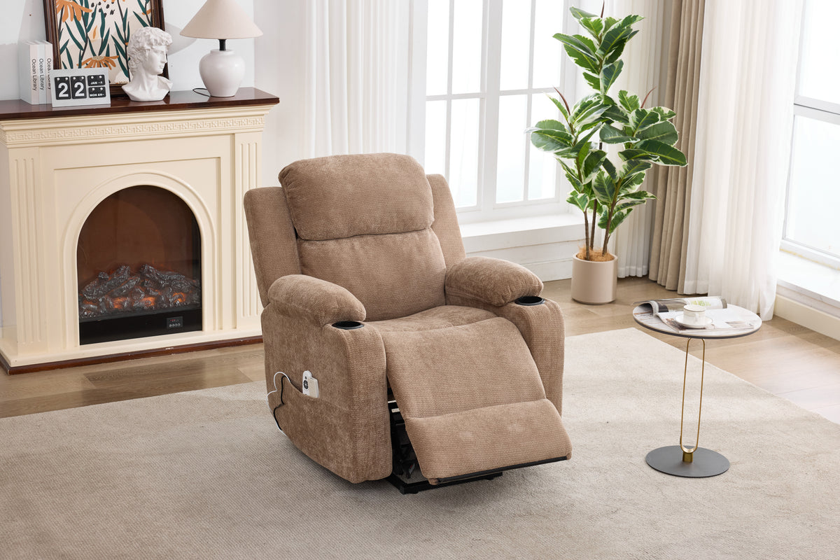 Dual-Motor Leather-Air Power Lift Recliner detail image 123