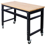 48" Rolling Adjustable Workbench workshop project bench