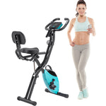Folding Stationary Bike with 16-Level Magnetic Resistance, 300 lb Capacity detail image 24