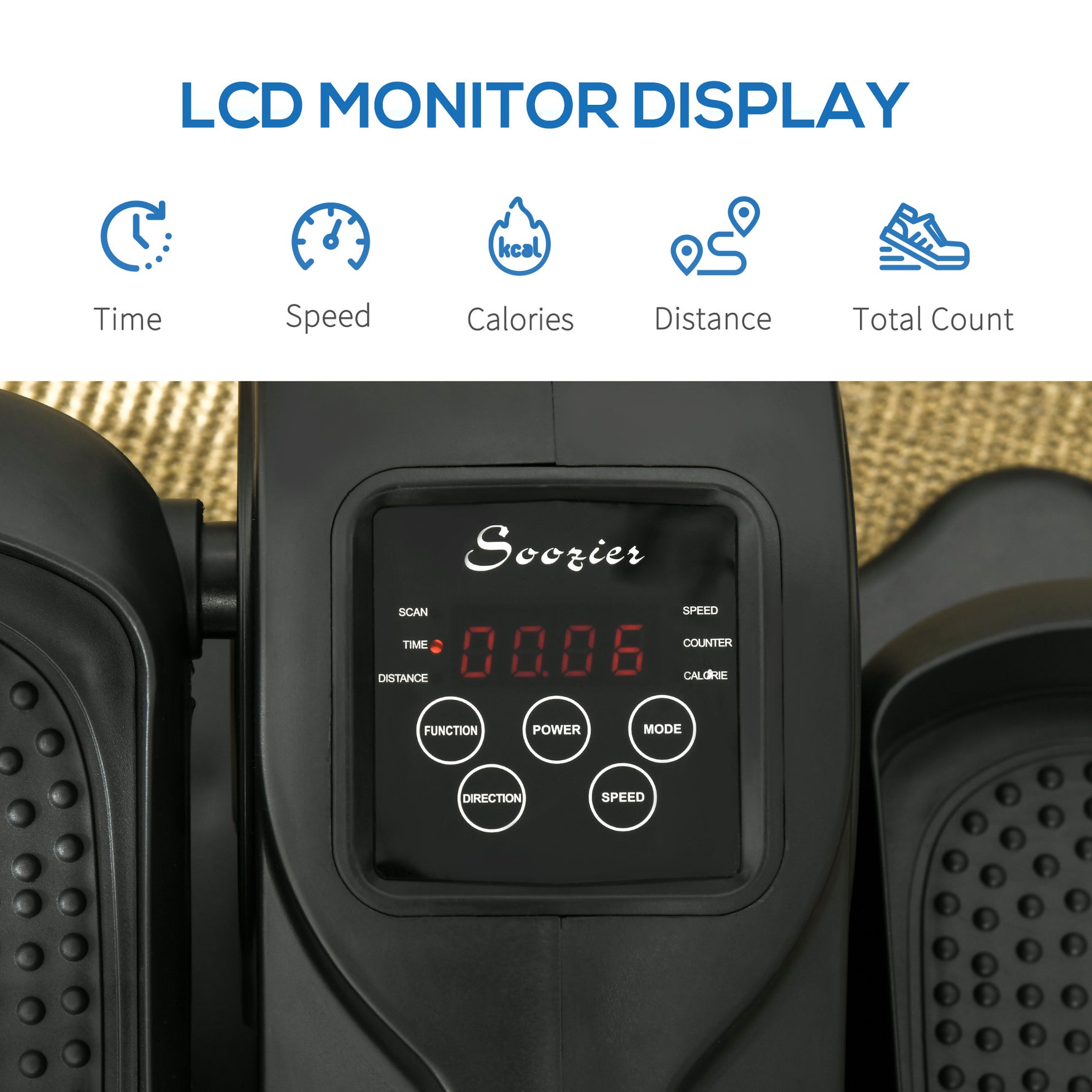Soozier Powered Seated Foot Pedal Exerciser detail image 5