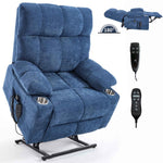 Chenille Dual-Motor Power Lift Recliner, 350 lb Capacity detail image 22