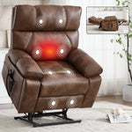 Dual-Motor Power Lift Recliner with Heat & Massage, 350 lb Capacity detail image 98