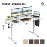STARY Electric Standing Desk with Splice Board workspace desk setup