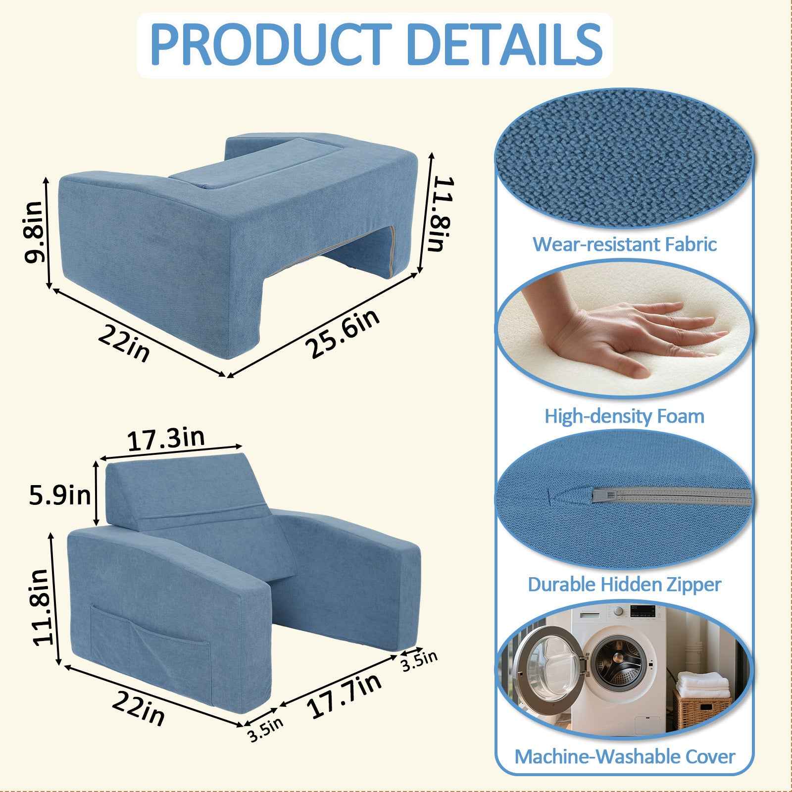 Multi-Functional Reading Lap Pillow Desk product image 16