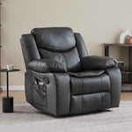 Air Leather Recliner Chair with Vibration and Heating detail image 8