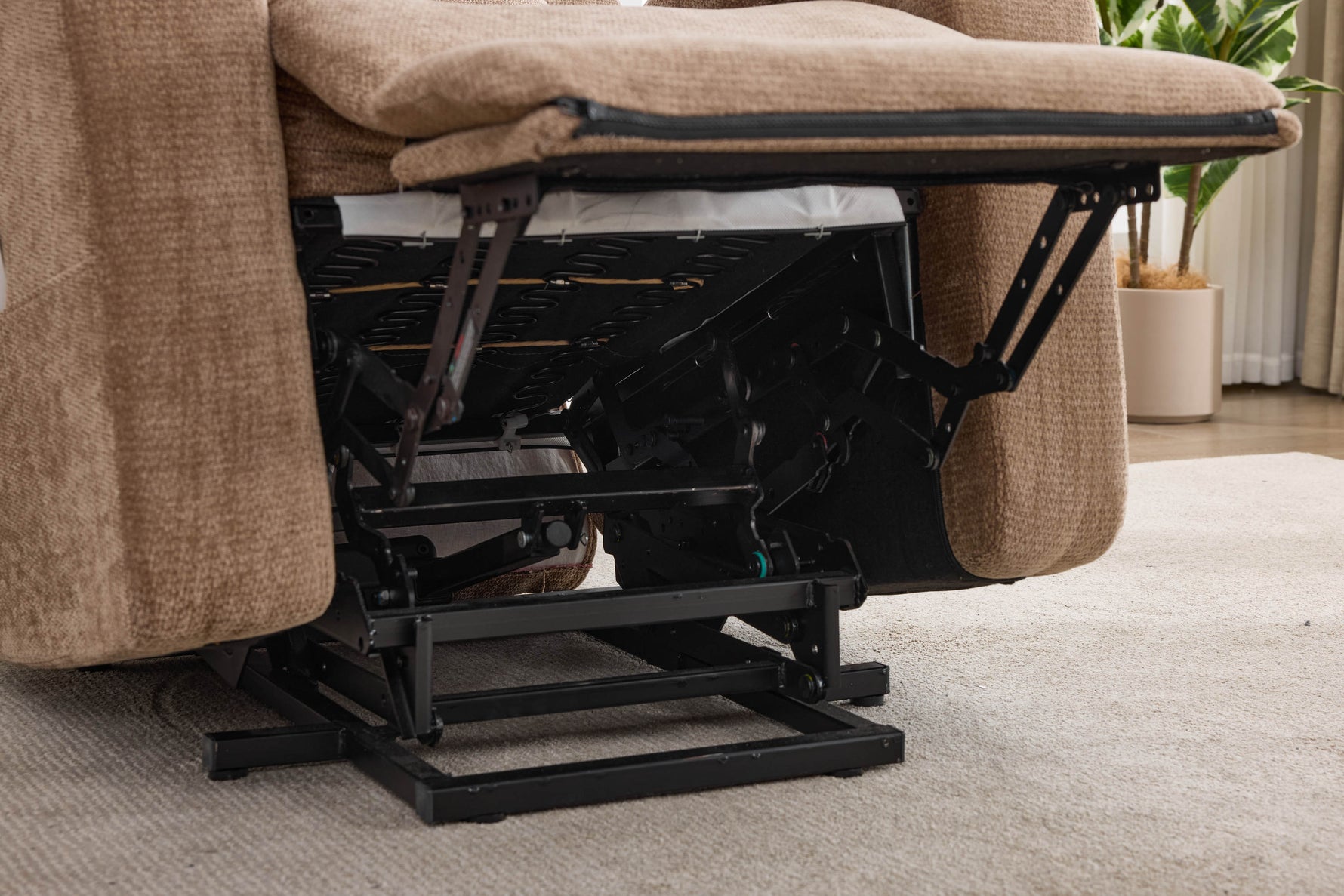 Dual-Motor Leather-Air Power Lift Recliner detail image 119