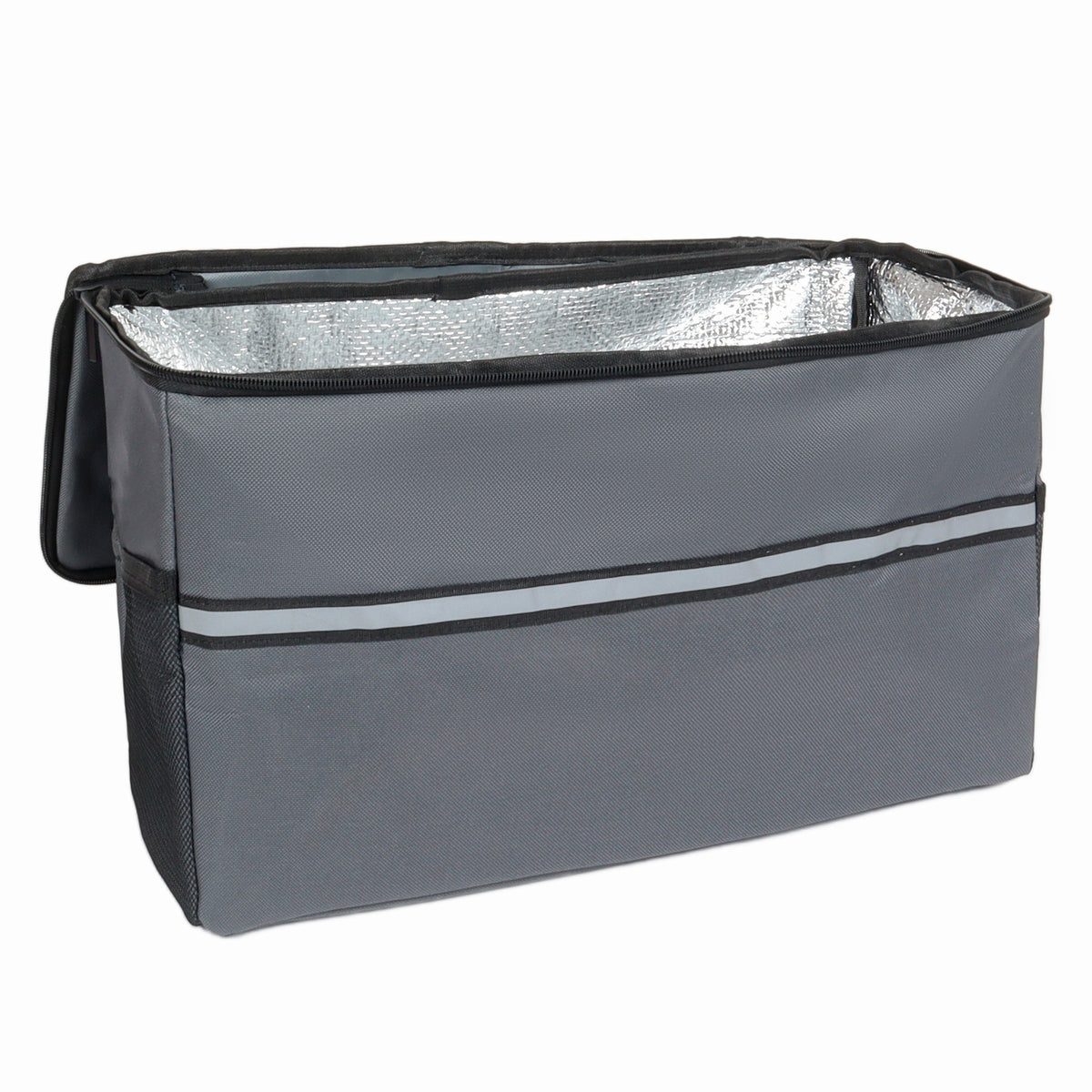 3-in-1 Folding Wagon Cart with Bench Seat & Storage for workshop, garage, storage, or utility use