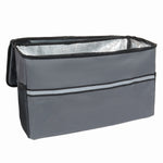 3-in-1 Folding Wagon Cart with Bench Seat & Storage for workshop, garage, storage, or utility use