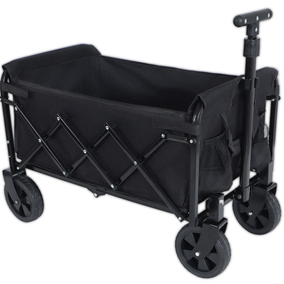 Expandable Dual-Layer Utility Wagon for workshop, garage, storage, or utility use