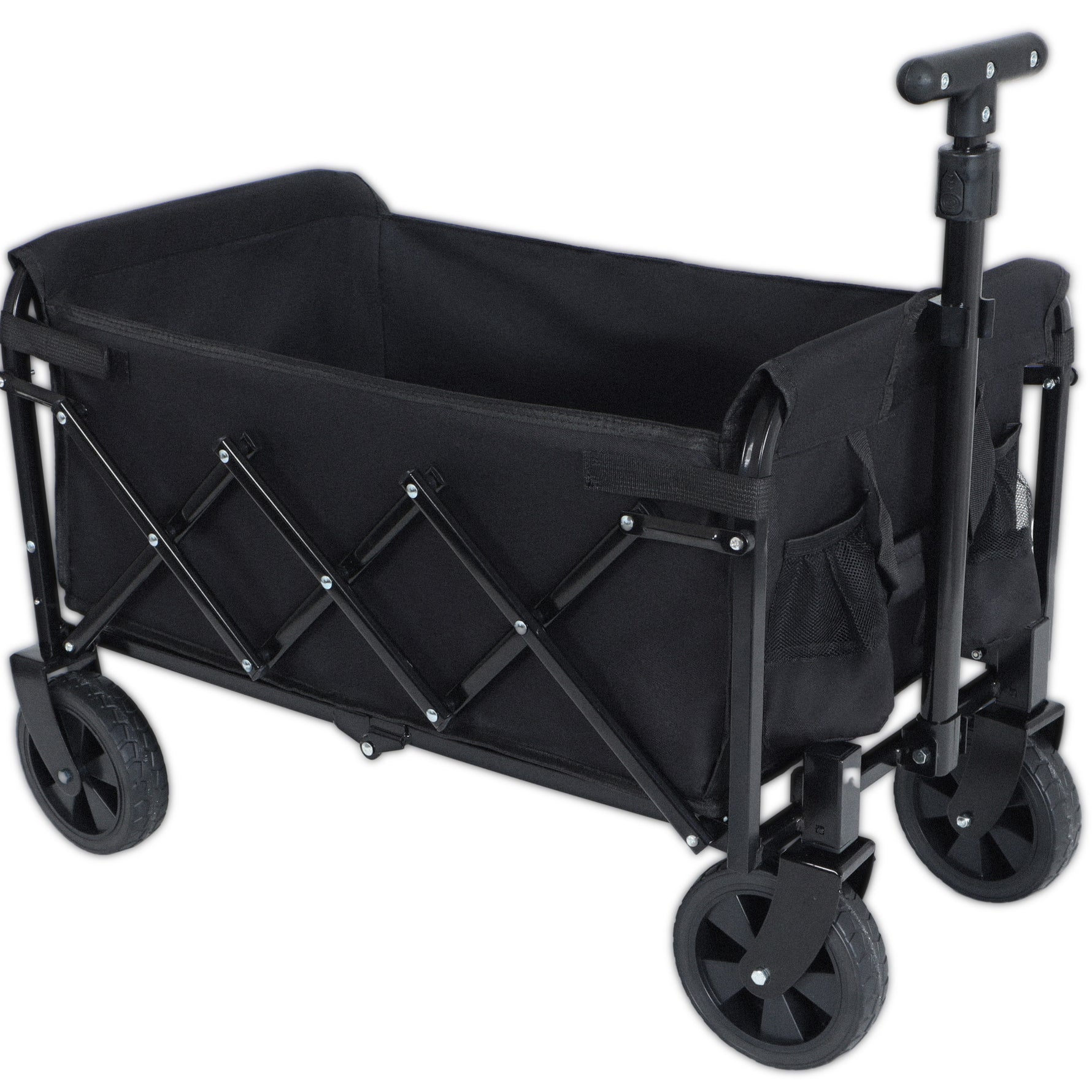 Expandable Dual-Layer Utility Wagon for workshop, garage, storage, or utility use
