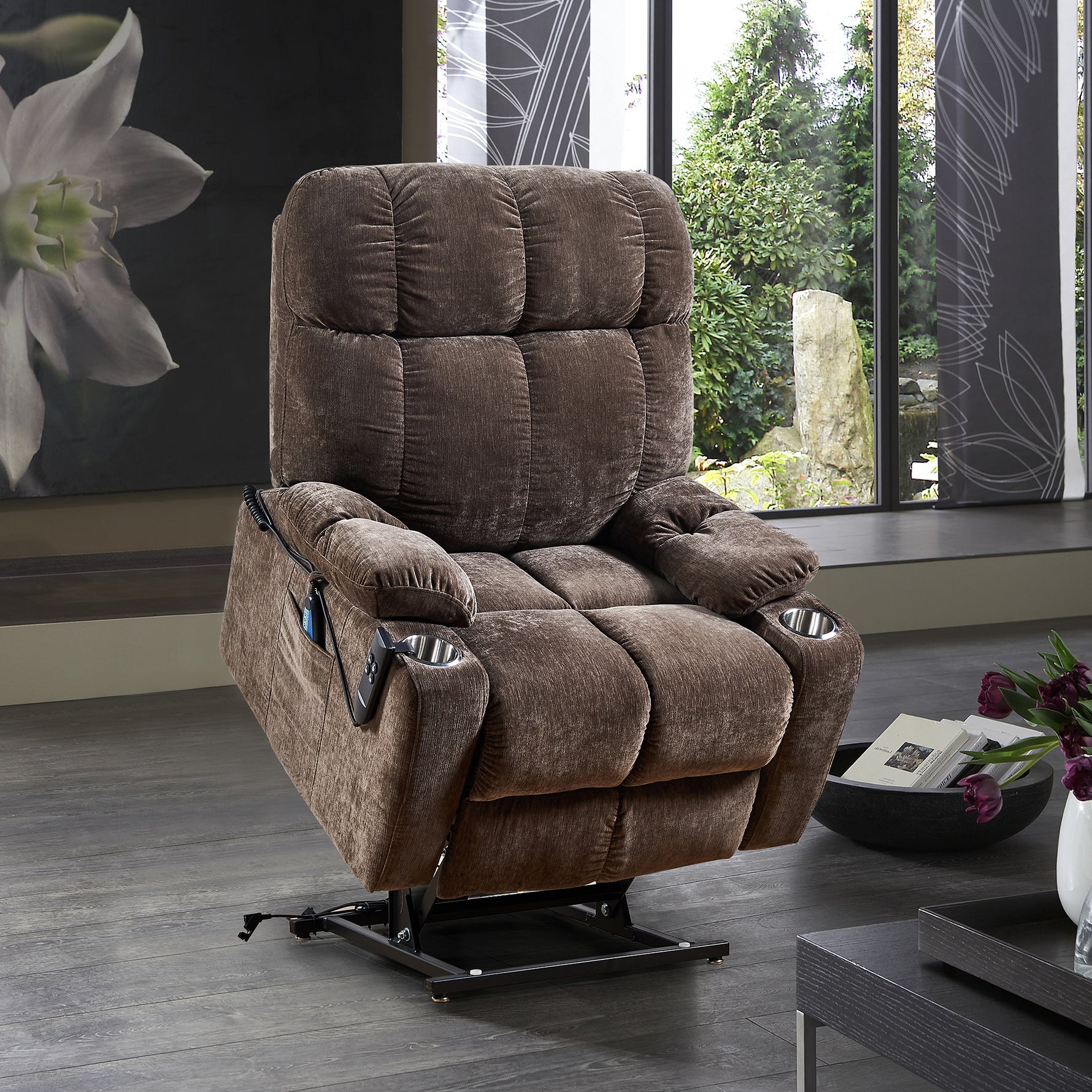 Liyasi Dual-Motor Power Lift Recliner, Infinite Position Lay-Flat detail image 32