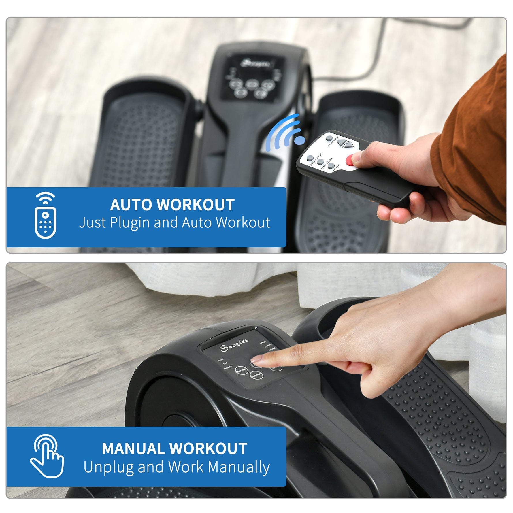 Soozier Powered Seated Foot Pedal Exerciser detail image 6