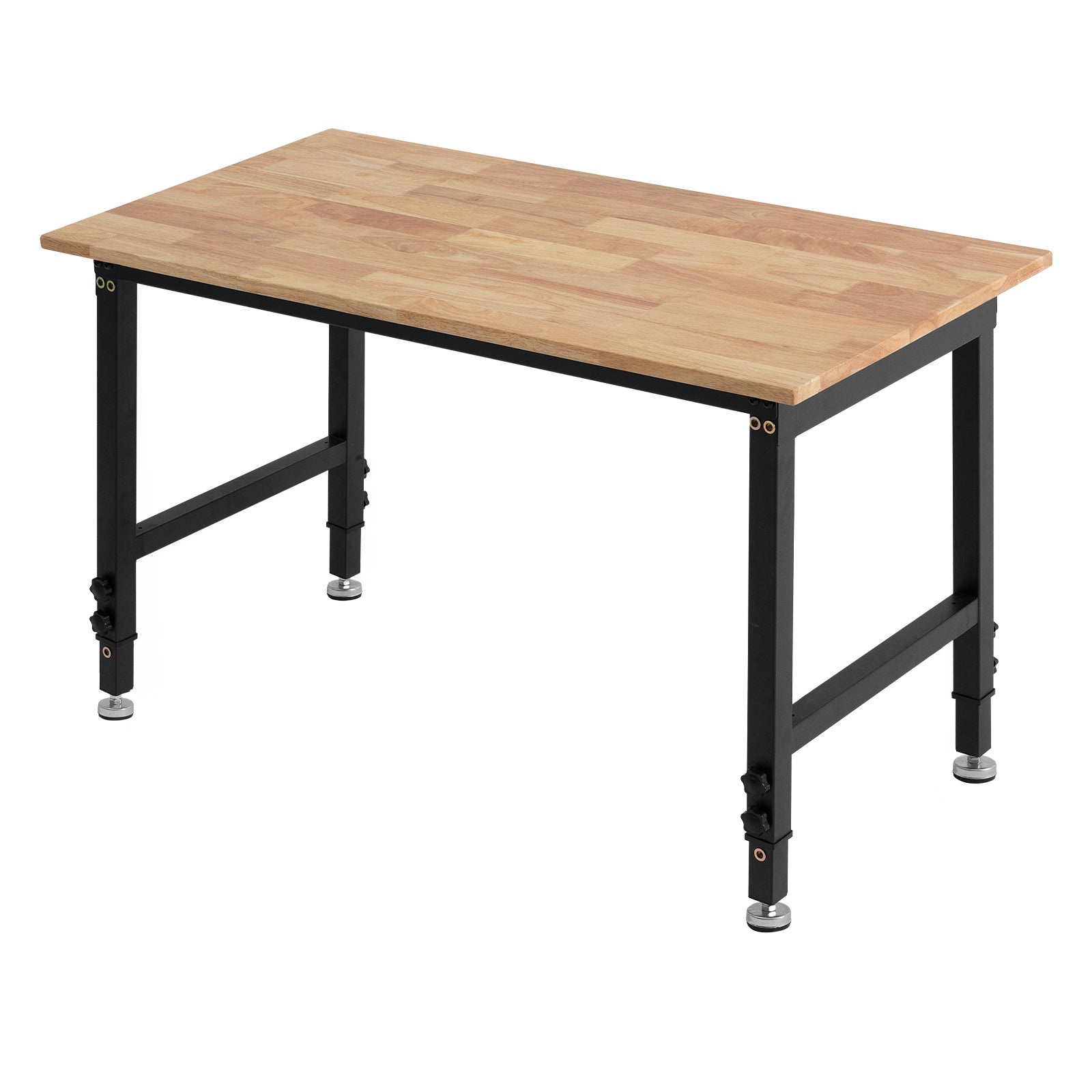 VEVOR Adjustable Height Hardwood Workbench with Power Outlets - workbench for daily comfort and function