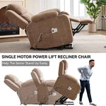 Dual-Motor Leather-Air Power Lift Recliner detail image 98