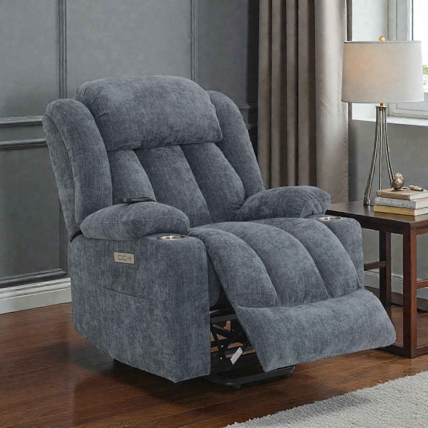 Nairi Power Recliner with Lift and Heating and Massage detail image 9