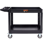 Heavy-Duty Rolling Utility Service Cart with 360° Swivel Wheels for workshop, garage, storage, or utility use