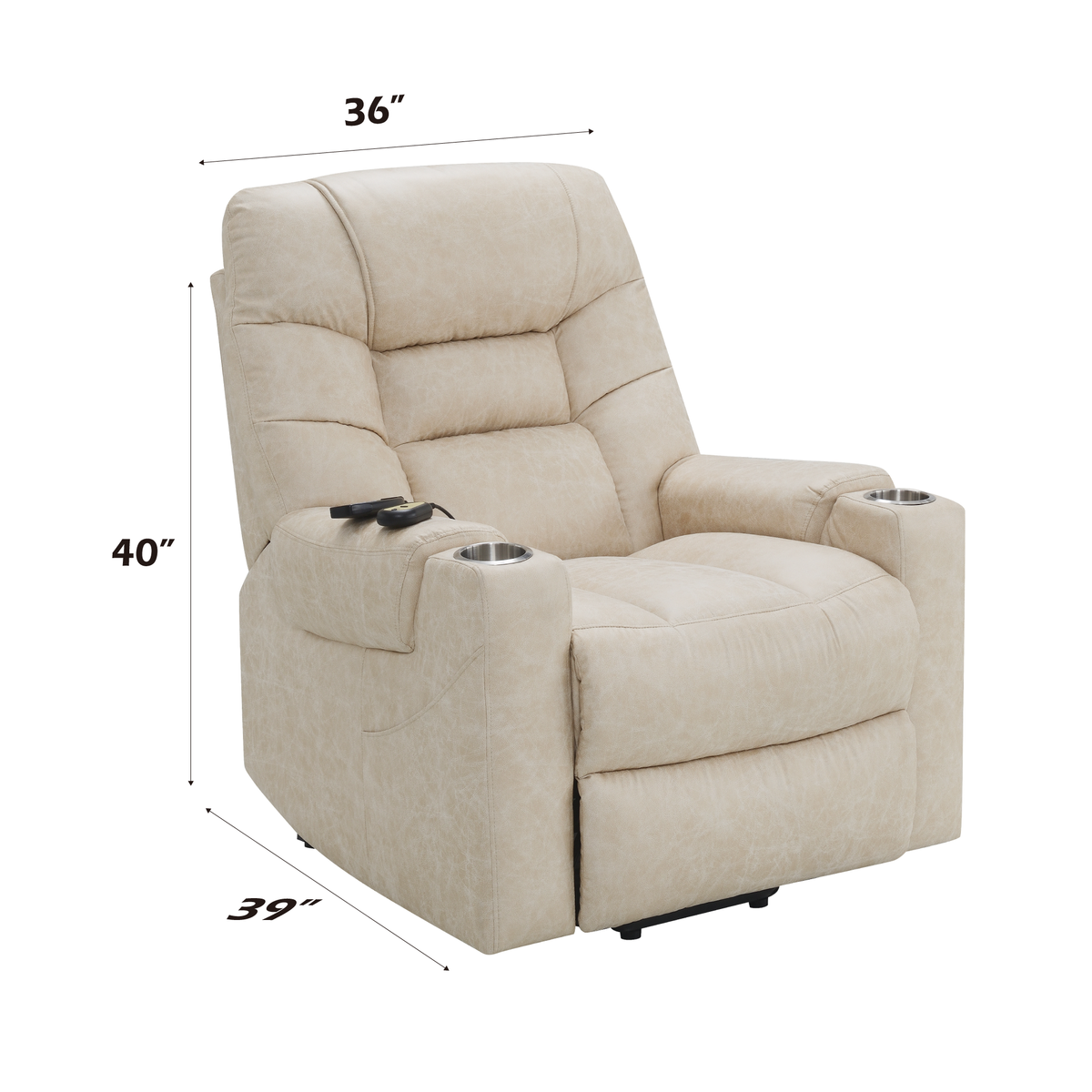 Power Lift Heat & Massage Recliner detail image 16