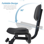 Folding Stationary Bike with 16-Level Magnetic Resistance, 300 lb Capacity detail image 63