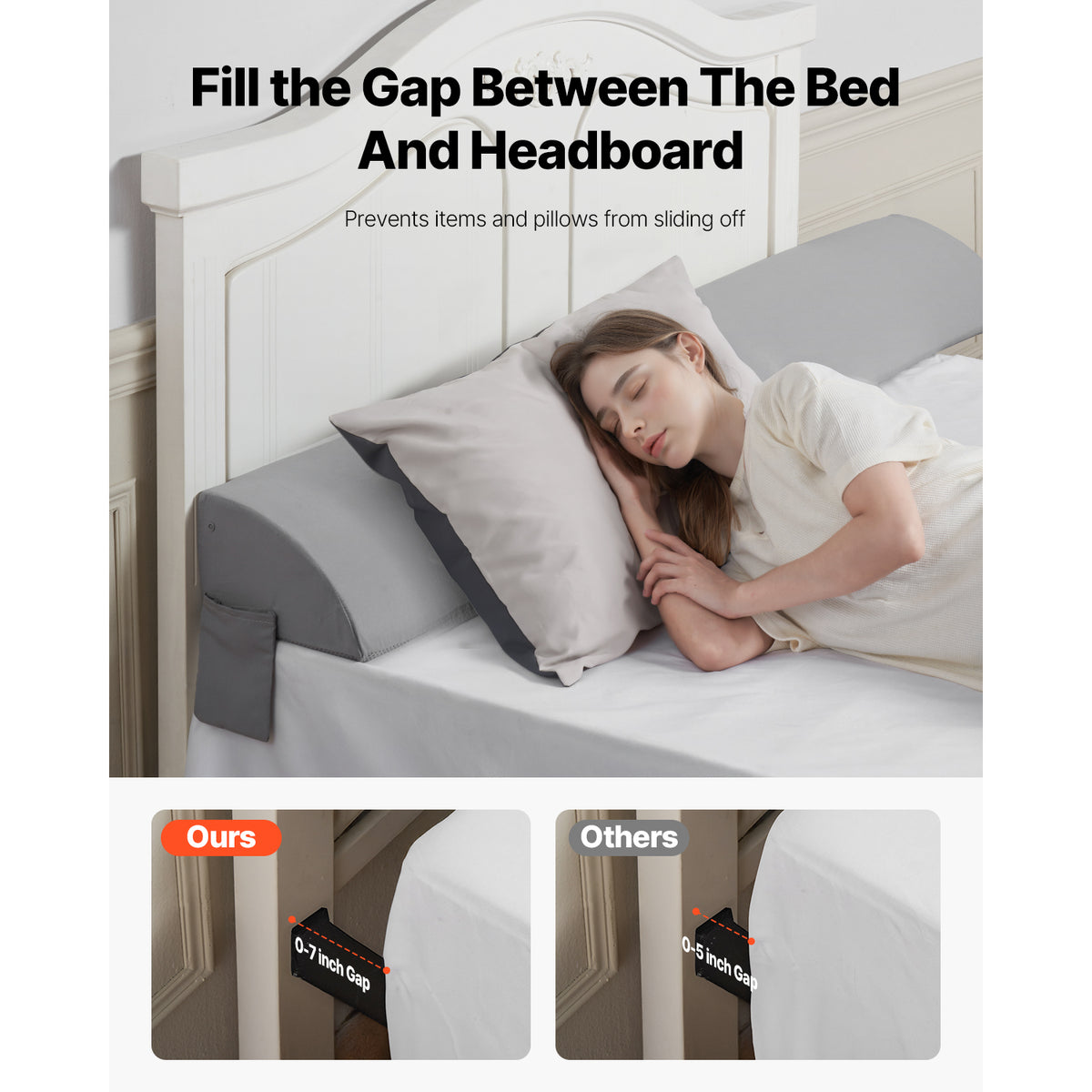 Bed Wedge Headboard Pillow product image 9