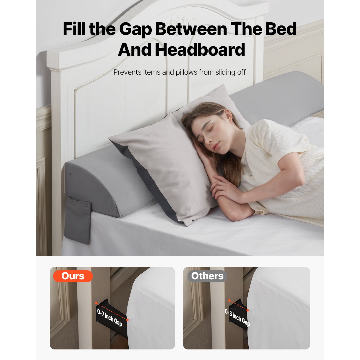 Bed Wedge Headboard Pillow product image 9