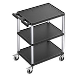 Heavy-Duty Rolling Utility Service Cart with 360° Swivel Wheels for workshop, garage, storage, or utility use