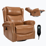 Heat Massage Manual Recliner Chair with Rocker and Swivel for Living Room detail image 82