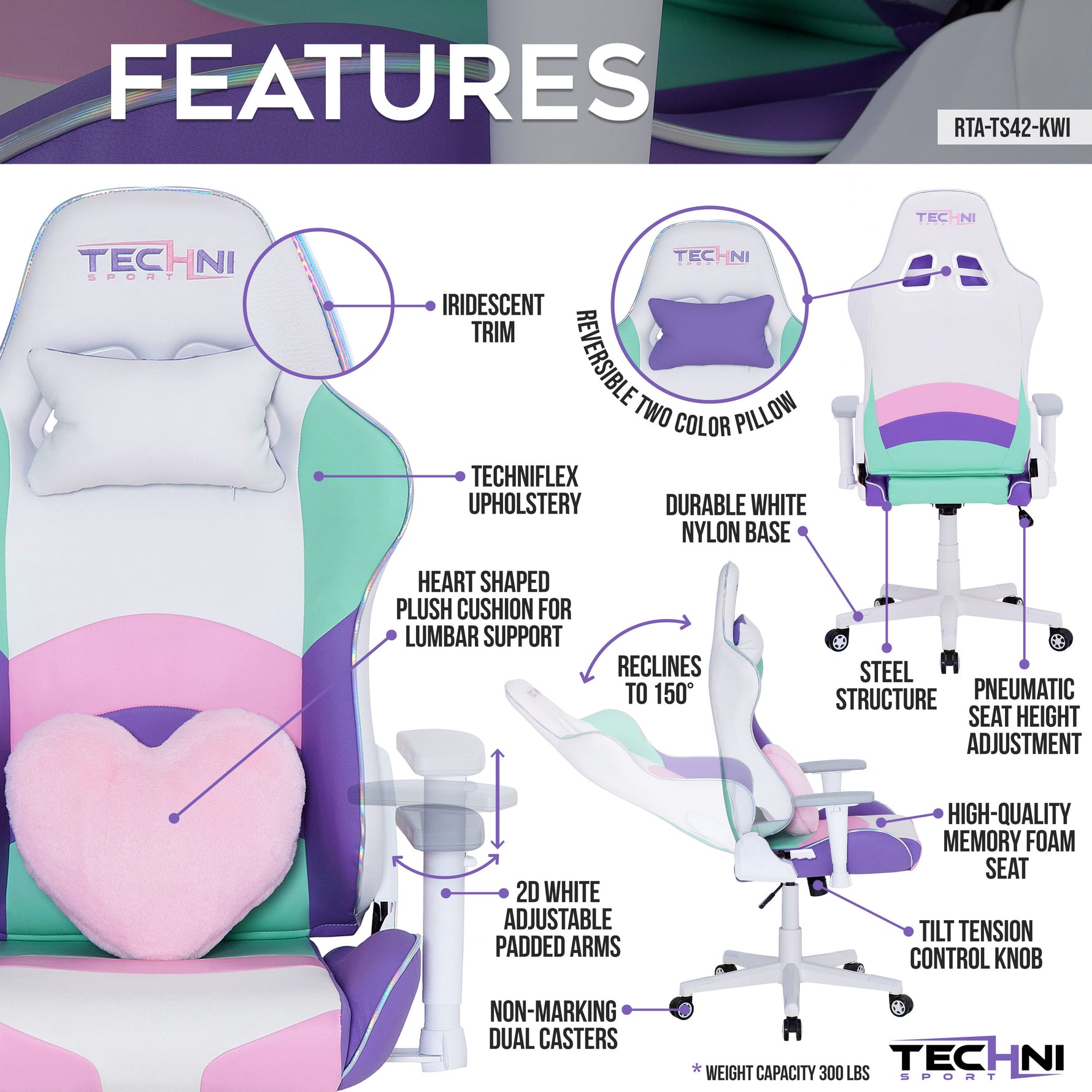 Techni Sport TS-42 Ergonomic Office Chair product image 4